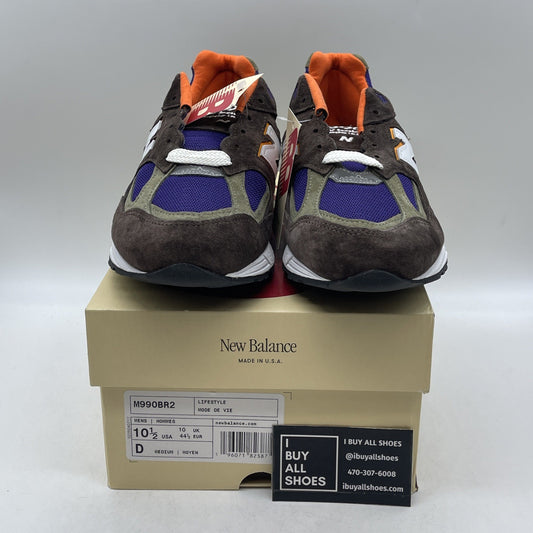 Size 10.5 - New Balance Teddy Santis x 990v2 Made in USA Brown Purple