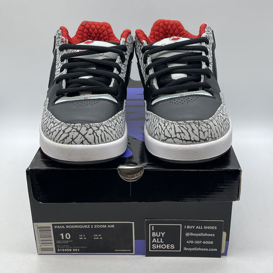 Size 10 - Nike Paul Rodriguez 2 Zoom Air Grey Haze Black Suede (315459-001)