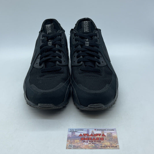 Size 12 - Nike Air Max Terrascape 90 Triple Black Suede Leather (DQ3987-002)