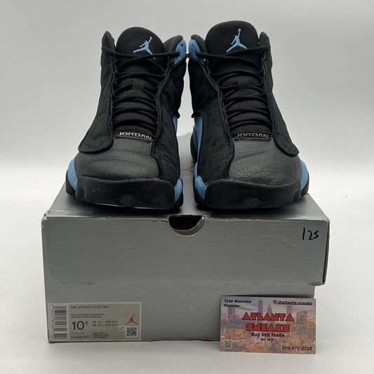 Size 10.5 - Jordan 13 Retro Mid Black University Blue Leather (DJ5982-041)