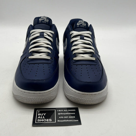 Size 12 - Nike Air Force 1 Low Camo Swoosh - Blue Void (CZ7873-400)