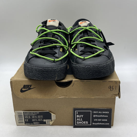 Size 10.5 - Off-White x Nike Blazer Low Black (DH7863-001)
