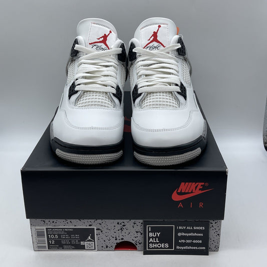 Size 10.5 - Air Jordan 4 Retro OG 2025 White Cement (FV5029-100)