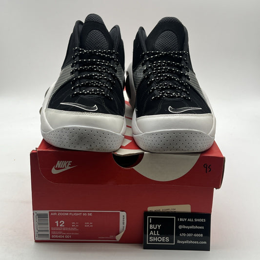 Size 12 - Nike Air Zoom Flight 95 2015 Black Metallic Silver (806404-001)