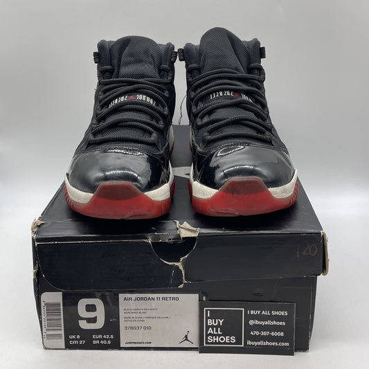 Size 9 - Air Jordan 11 Retro Bred 2012 (378037-010)