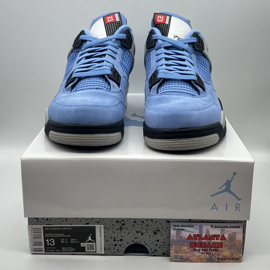 Size 13 - Jordan 4 Retro Mid University Blue Og All Brand New