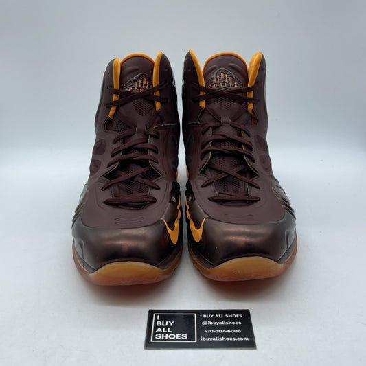Size 13 - Nike Air Max Hyperposite Brown Orange Leather (524862-200)