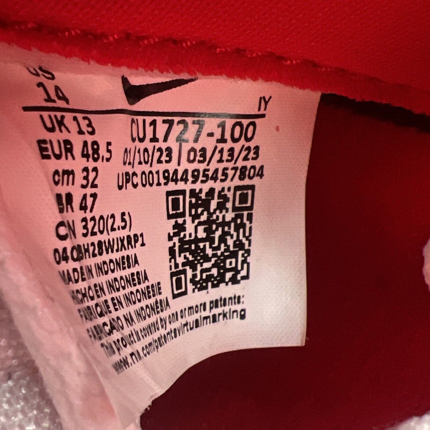 Size 14 - Nike Dunk Retro SP Low St. John's (CU1727-100)