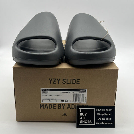 Size 9 - Men’s Adidas Yeezy Slide “Slate Grey” (ID2350)..