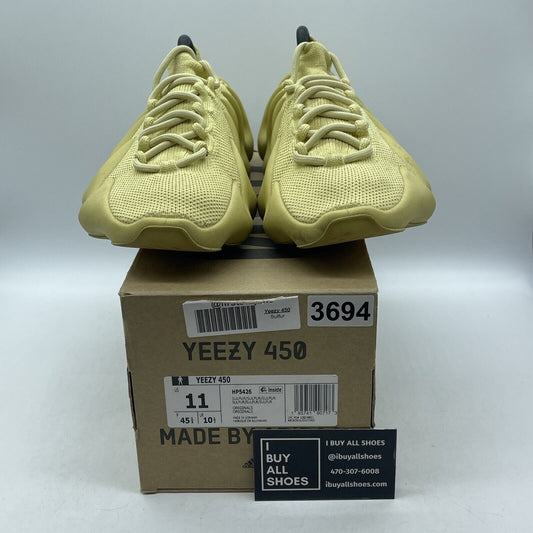 Size 11 - adidas Yeezy 450 Sulfur Yellow Suede (HP5426)