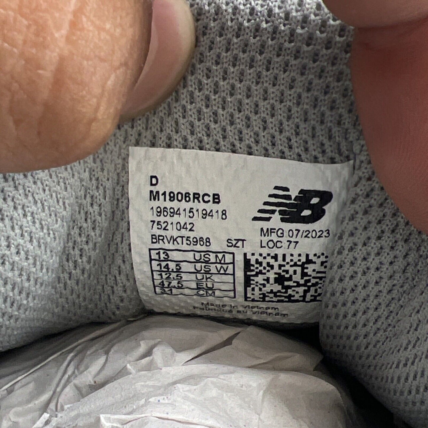 Size 13 - New Balance 1906R Silver (M1906RCB)