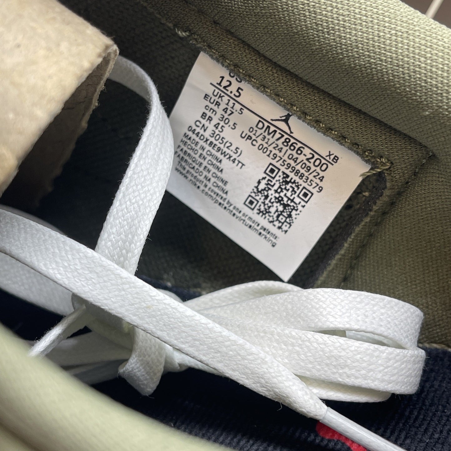Size 12.5 - Travis Scott x Air Jordan 1 Retro OG SP Low Reverse Olive Suede