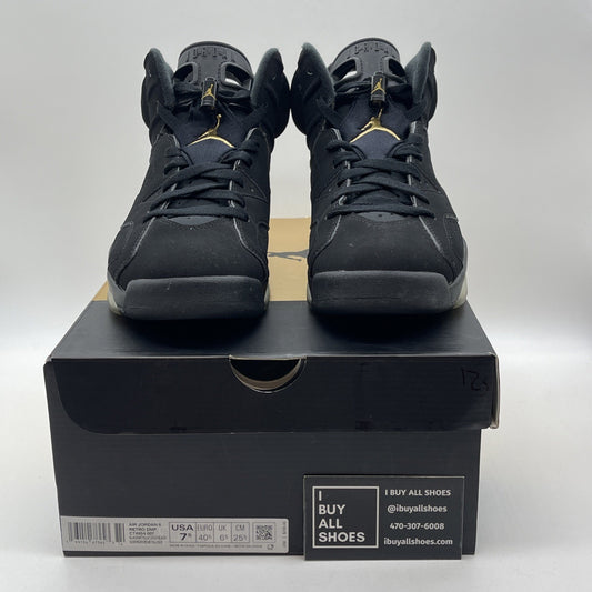 Size 7.5 - Jordan 6 Retro Defining Moments Black Suede (CT4954-007)
