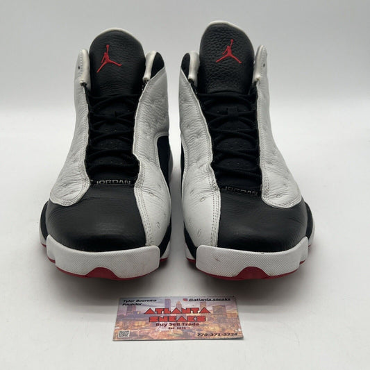 Size 13 - Air Jordan 13 Retro 2013 He Got Game Black White Leather (309259-104)