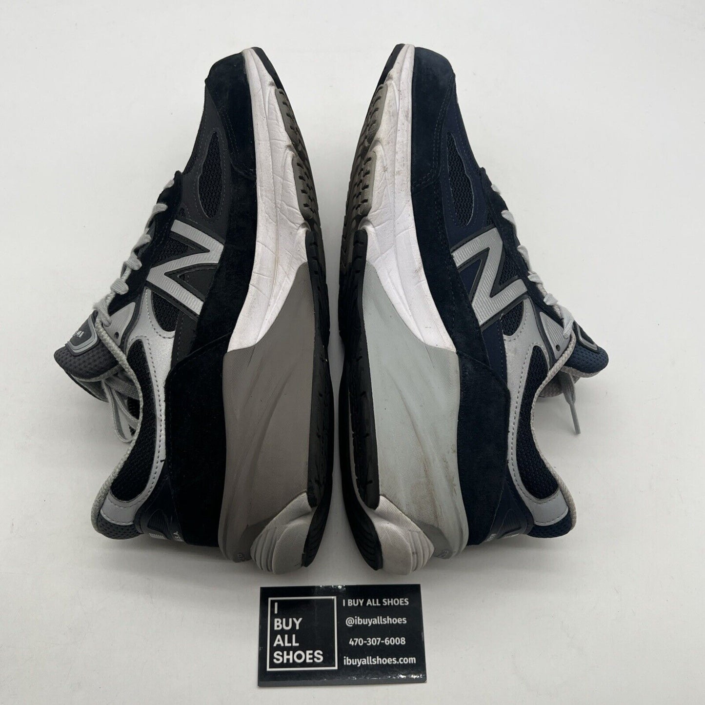 Size 7.5 - New Balance 990v6 Made in USA Navy/Black (Mismatched)