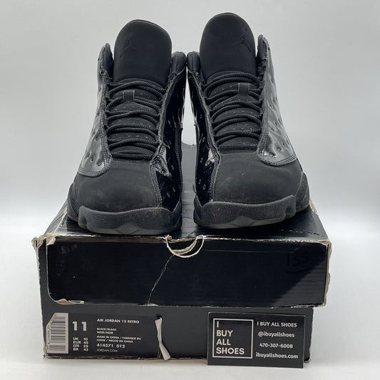 Size 11 - Air Jordan 13 Retro Cap and Gown Black Suede Leather (414571-012)