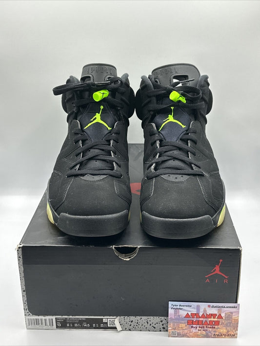Size 13 - Jordan 6 Retro Electric Green 2021