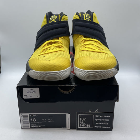 Size 13 - Nike Kyrie 2 Australia Yellow Black Suede (819583-701)