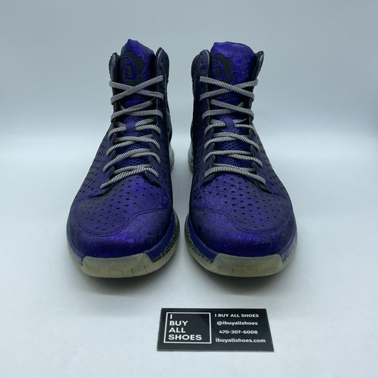 Size 13 - adidas D Rose 3 Night Before Christmas Black Purple (G59648)