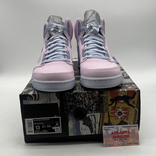Size 13 - Jordan 5 Easter 2022 Pink Blue Leather (DV0562-600)