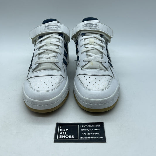 Size 11 - adidas Forum Low White Crew Navy (GY2648)