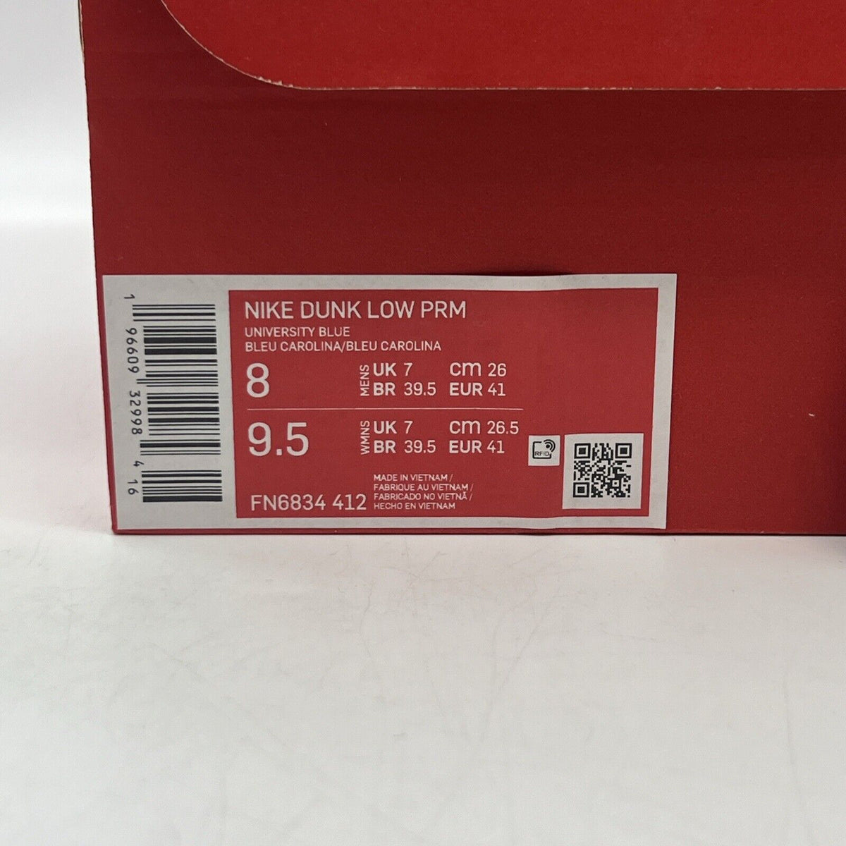 Size 8 - Nike Dunk Low Premium Topography - University Blue Brand New Og All