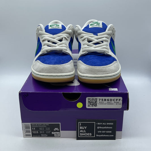 Size 11 - Nike Dunk Pro SB Low Hyper Royal Malachite Blue Grey (HF3704-001)