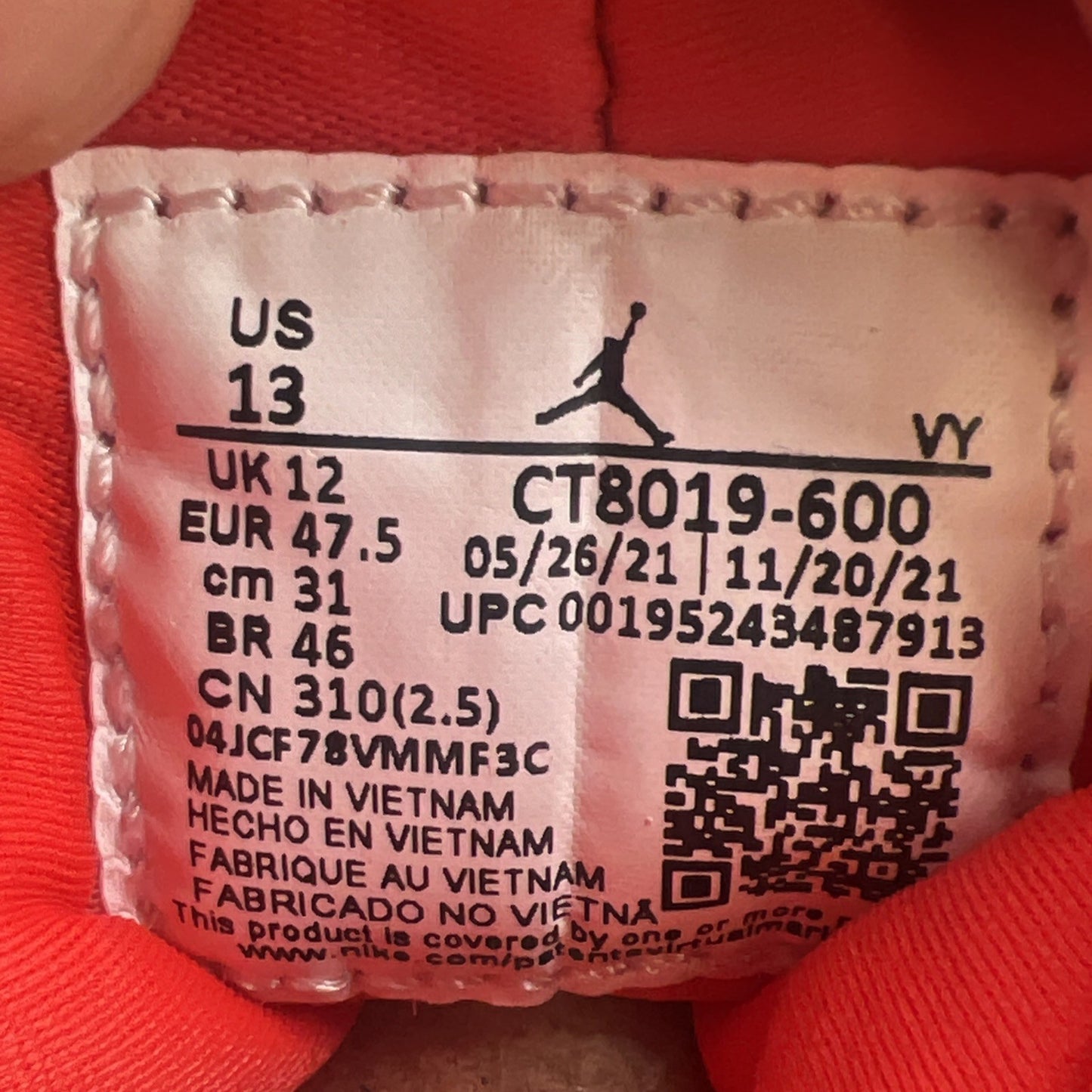 Size 13 - Air Jordan 9 Chile Red (CT8019-600)