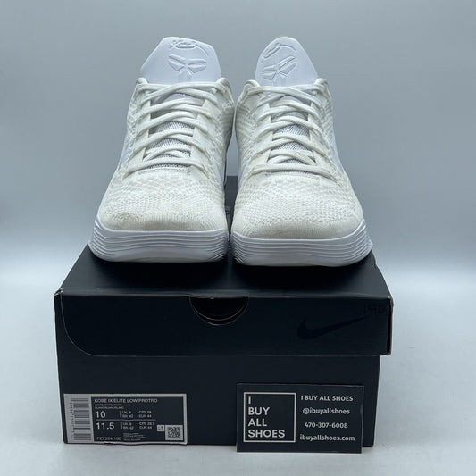 Size 10 - Nike Kobe 9 Elite Protro Low Halo You White Grey Suede (FZ7334-100)