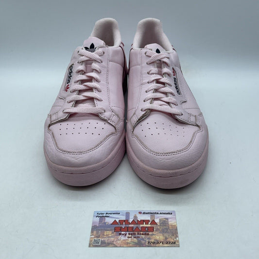 Size 12 - adidas Continental 80 Clear Pink Blue Red Black Leather (B41679)