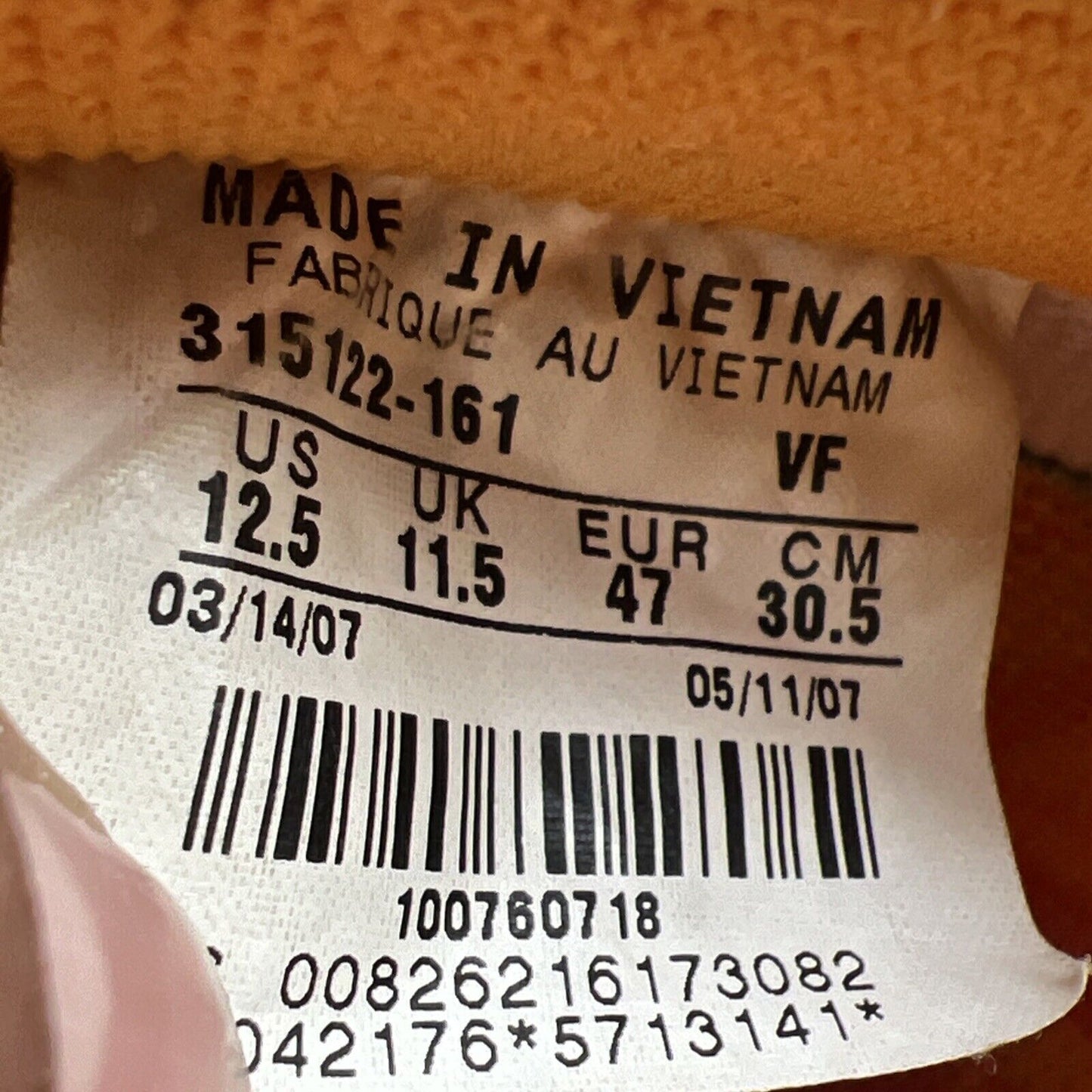 Size 12.5 - Nike Air Force 1 '07 China (315122-161)