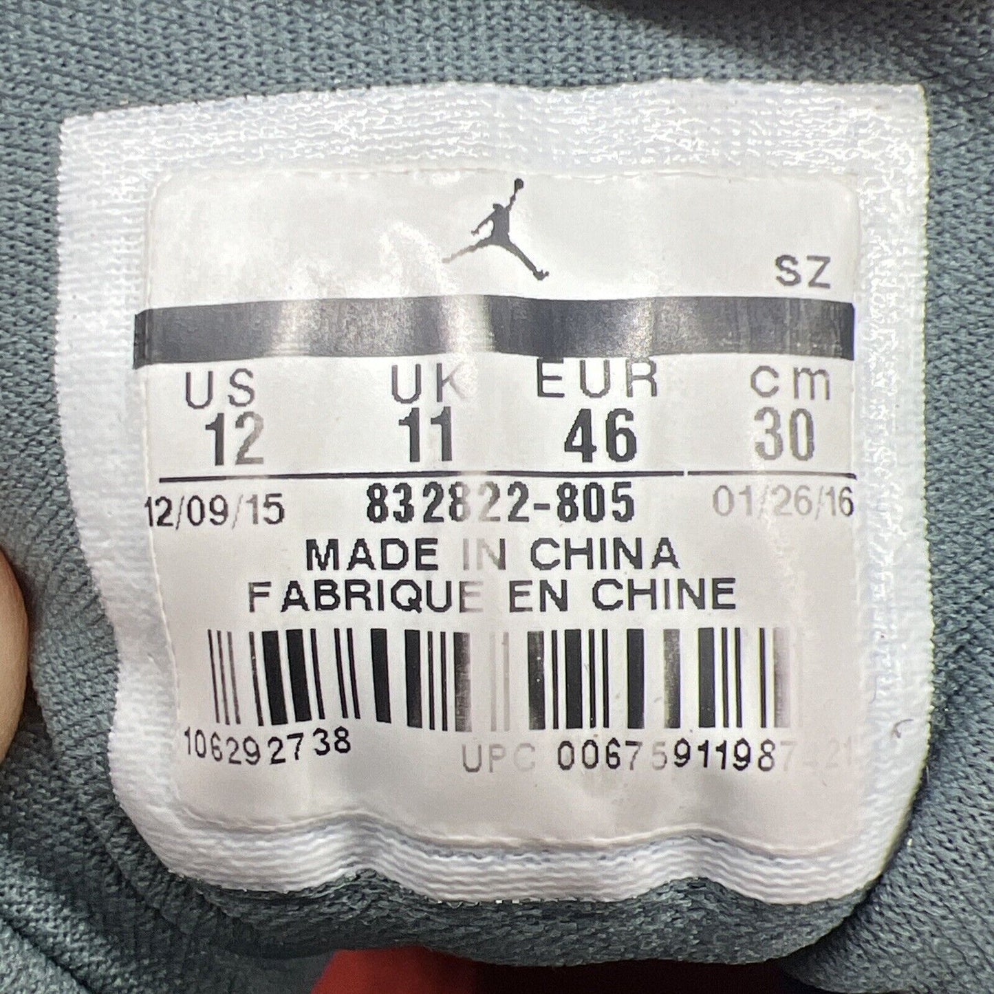 Size 12 - Air Jordan 9 Low Bright Mango Black Leather (832822-805)