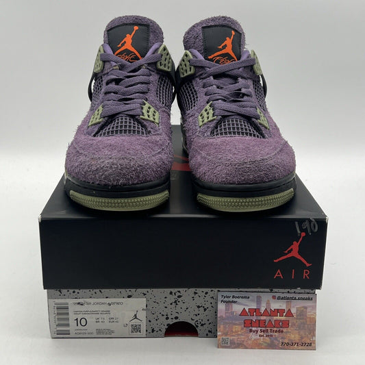 Size 10W - Nike Air Jordan 4 Retro Mid Canyon Purple (AQ9129-500)