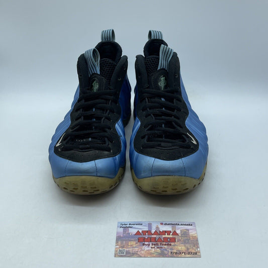 Size 8.5 - Nike Air Foamposite One University Blue Black Suede (314996-402)