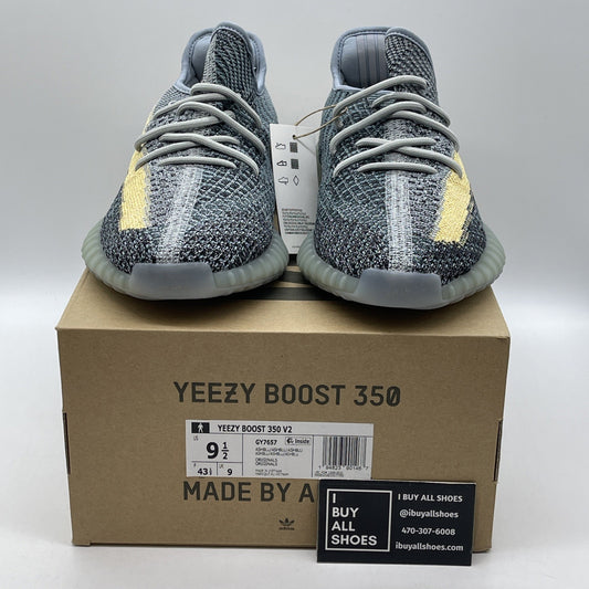 Size 9.5 - adidas Yeezy Boost 350 V2 Ash Blue Suede (GY7657)