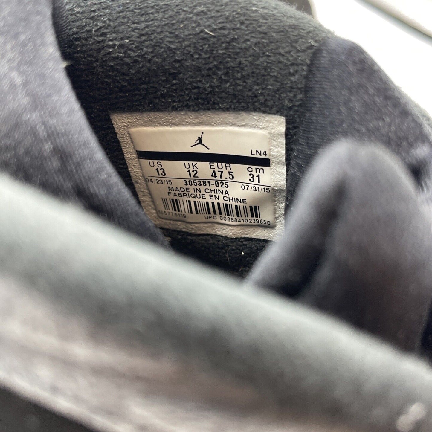 Size 13 - Air Jordan 8 Retro 2007 Aqua Purple Leather Black Suede (305381-025)