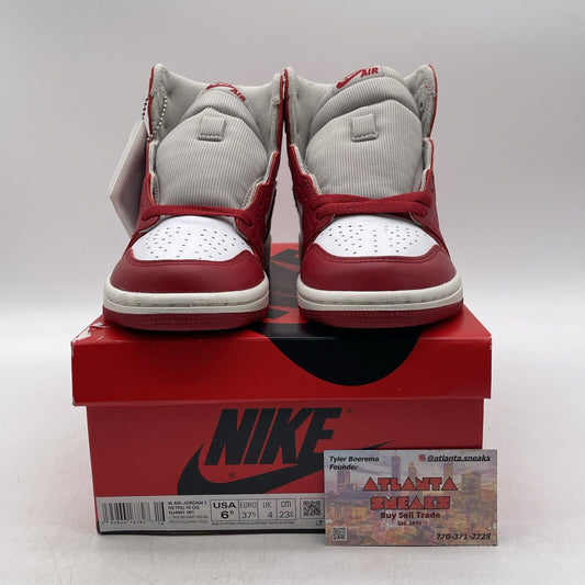 Size 6.5W - Air Jordan 1 OG High Newstalgia Chenille Leather (DJ4891-061)