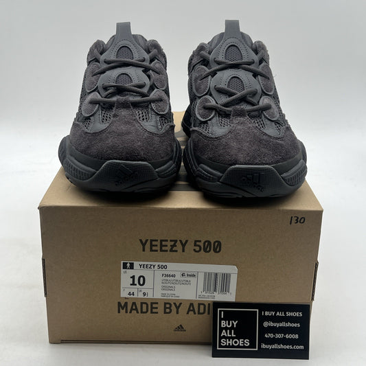 Size 10 - adidas Yeezy 500 Low Utility Black (F36640)