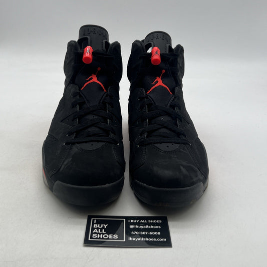 Size 9 - Air Jordan 6 Retro Infrared Black 2014 (384664-023)