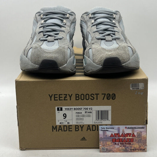 Size 9 - adidas Yeezy Boost 700 V2 Hospital Blue Suede (FV8424)