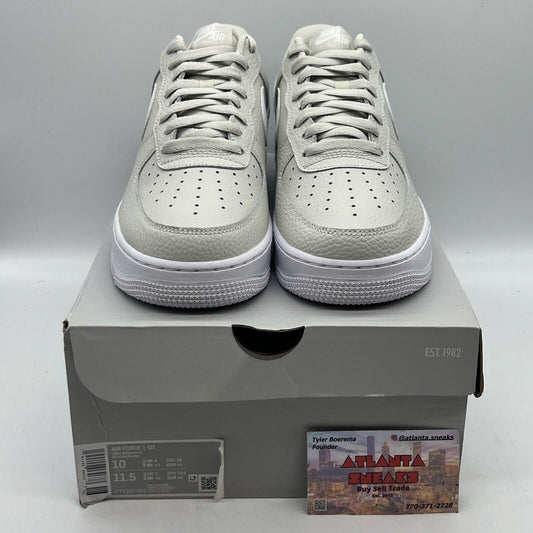 Size 10 - Nike Air Force 1 Light Bone 2020 - CT2302-001 Brand New Og All