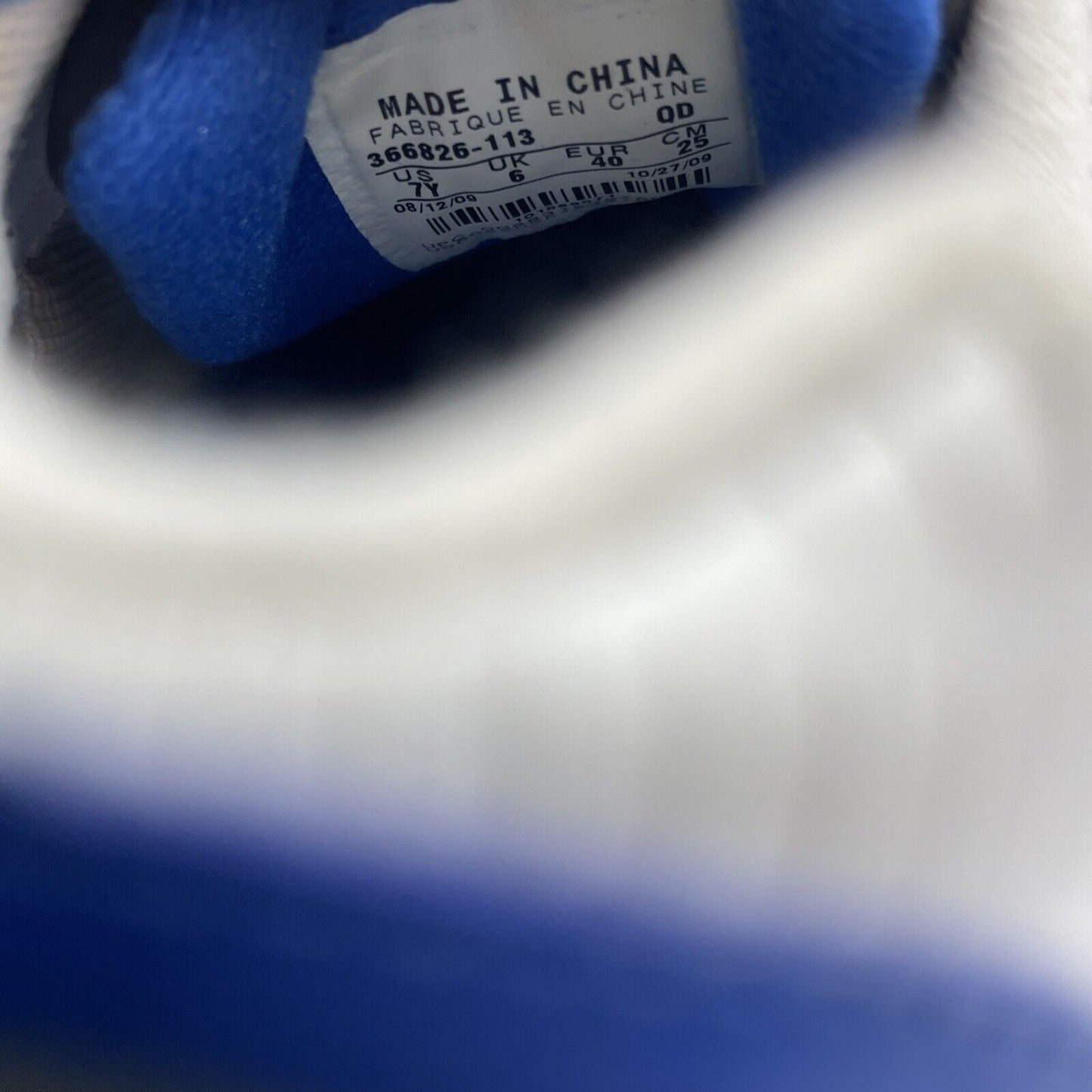 Size 7Y - Nike Air Max Skyline Blue White Black Leather (366826-113)
