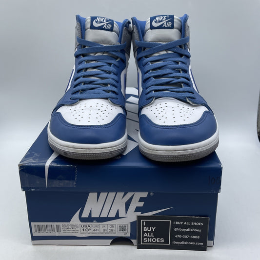 Size 10.5 - Air Jordan 1 Retro OG High True Blue (DZ5485-410)