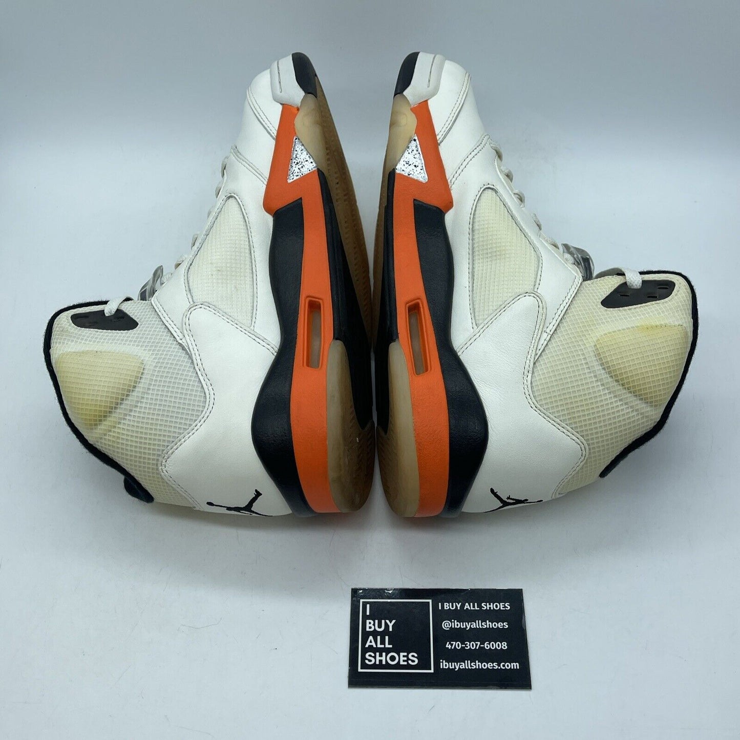 Size 9 - Jordan 5 Shattered Backboard Orange Grey Black Leather (DC1060-100)