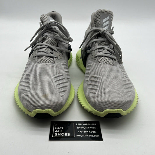 Size 13 - adidas Alphabounce Beyond Grey Hi-Res Yellow (BD7096)