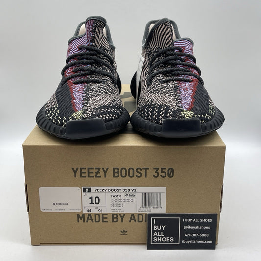 Size 10 - adidas Yeezy Boost 350 V2 Yecheil Non-Reflective Black (FW5190)