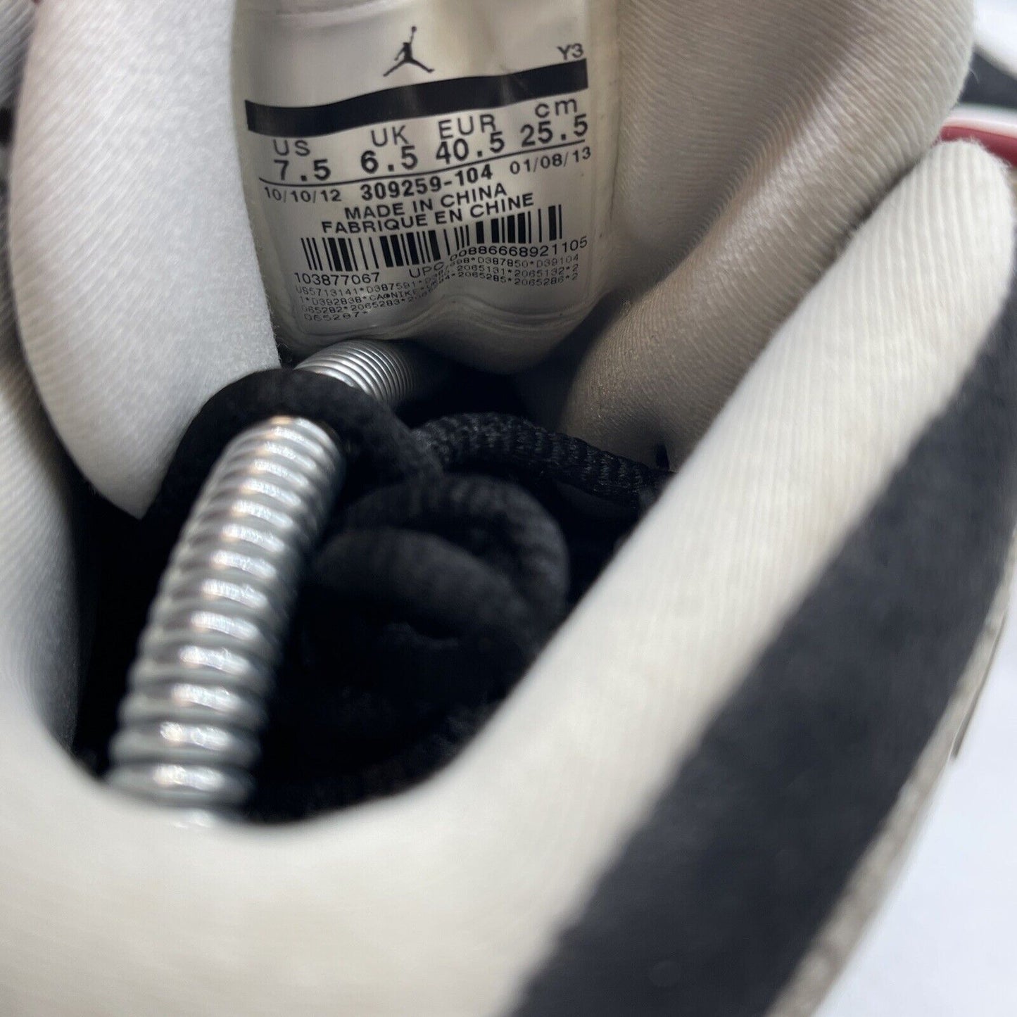 Size 7.5 - Air Jordan 13 Retro 2013 He Got Game Black White Suede (309259-104)