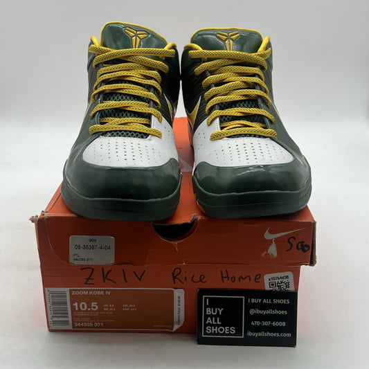 Size 10.5 - Nike Zoom Kobe 4 Rice Home (344335-371)