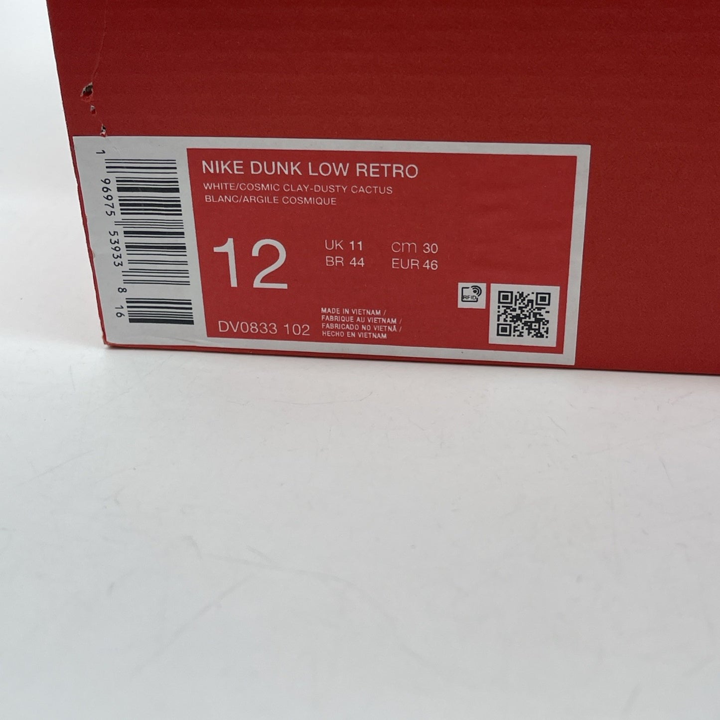 Size 12 - Nike Dunk Low Miami Dolphins Blue White Leather (DV0833-102)