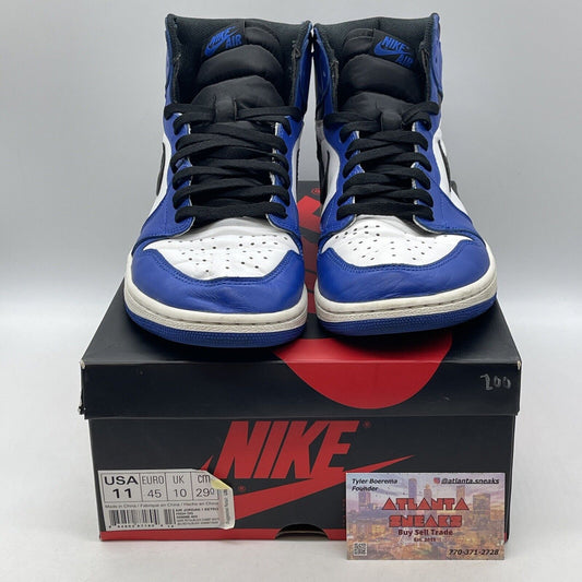 Size 11 - Jordan 1 Retro High OG Game Royal White Blue Leather (555088-403(